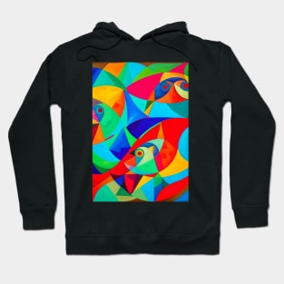 Dolphin Dreams: Artful Aquatic Wonders Hoodie